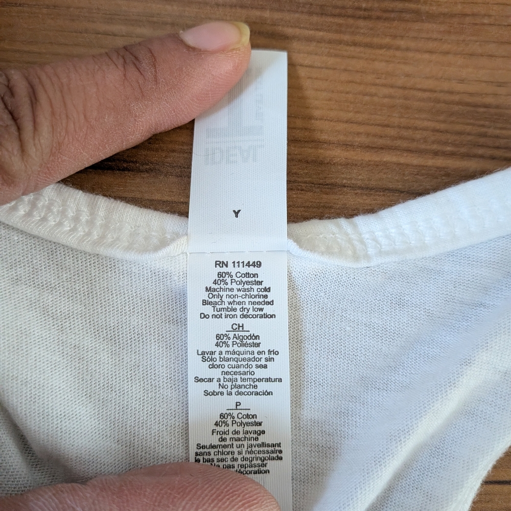 White Racerback Tank Tops - Picture 3 of 3